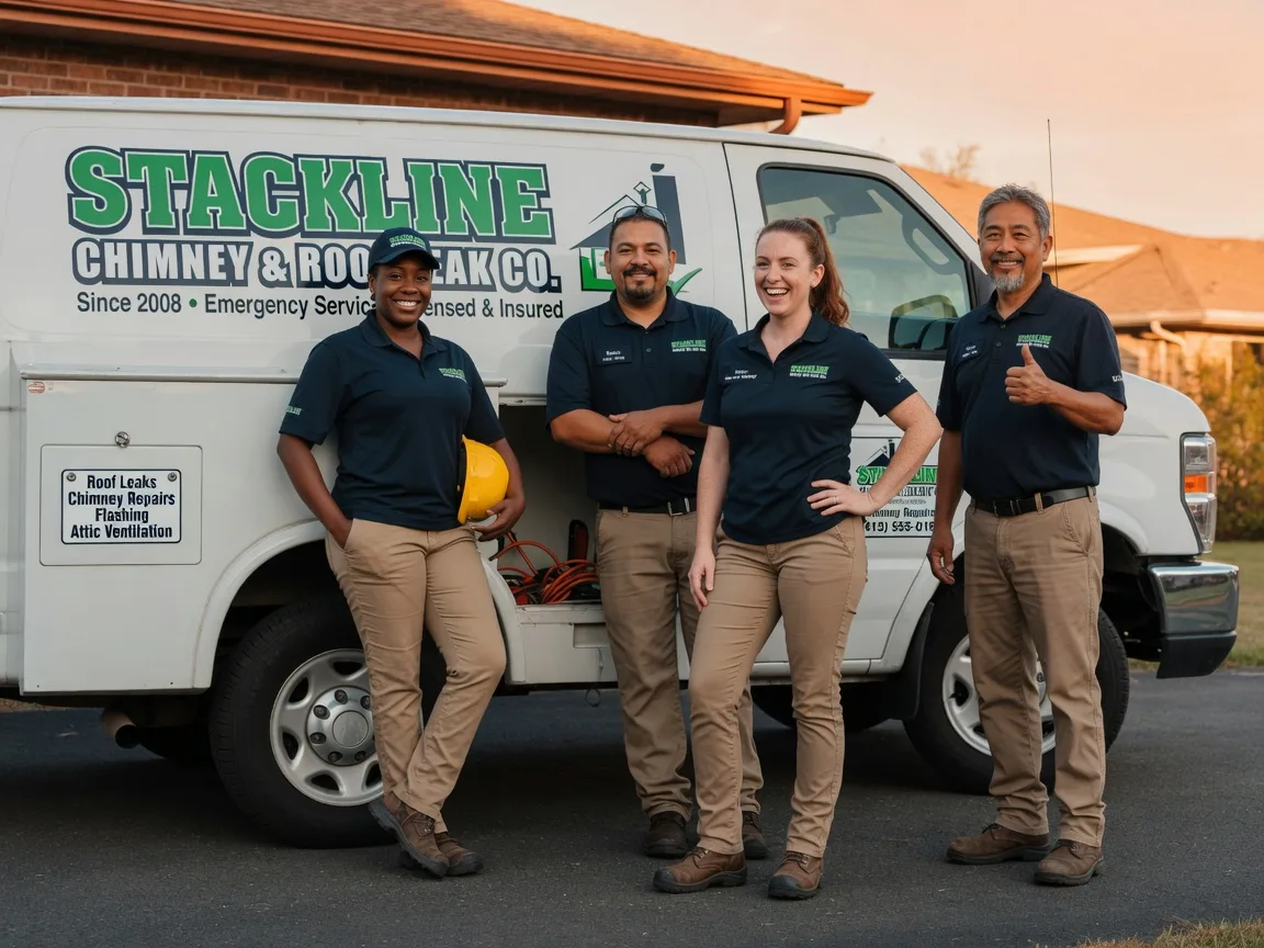 Chimney flashing repair company in Fletcher, OH